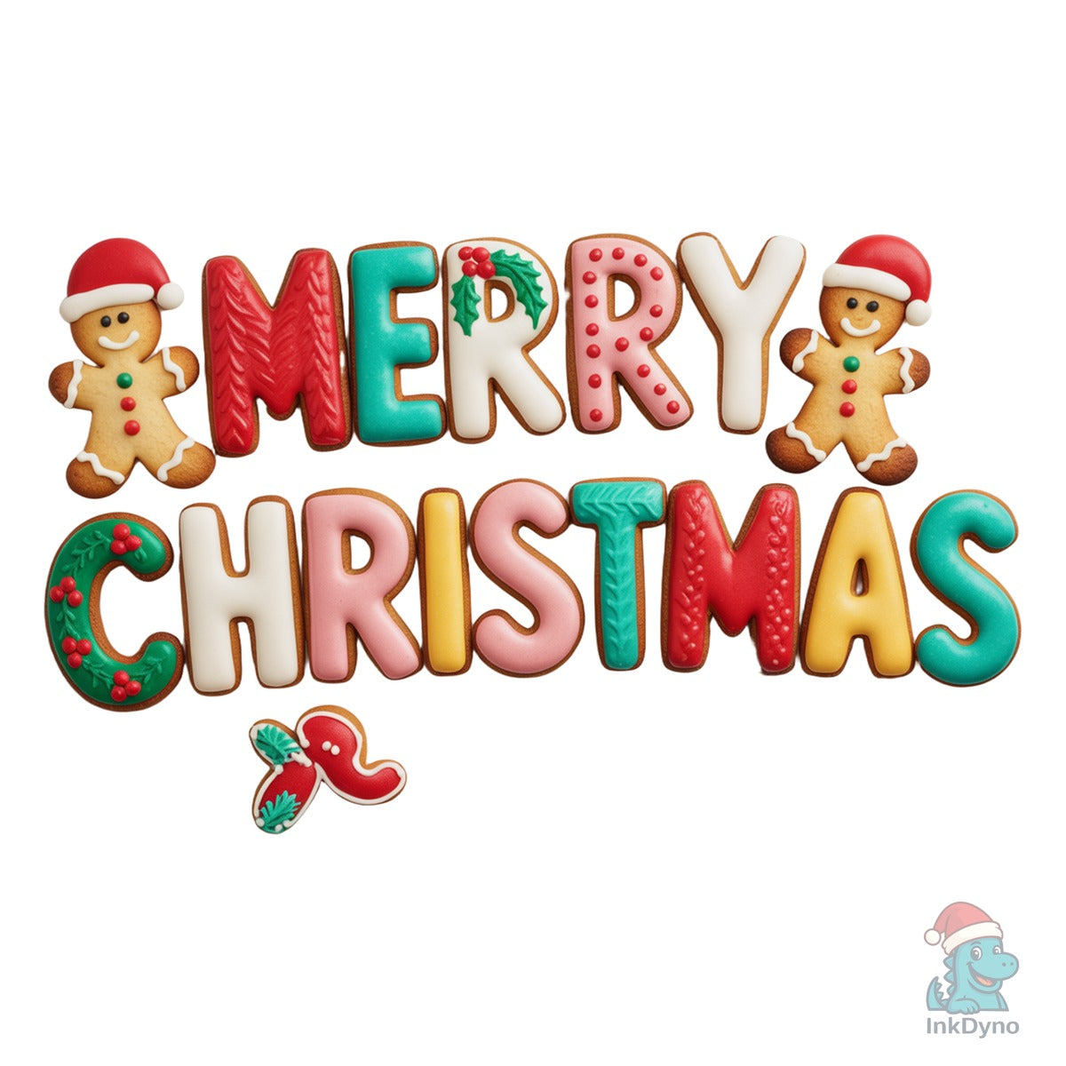 Crochet Gingerbread Christmas Alphabet P