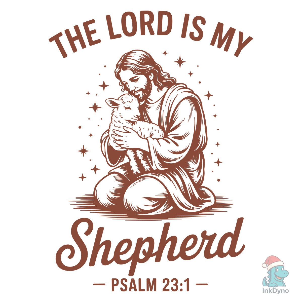 The Lord is My Shepherd T-shirt Design