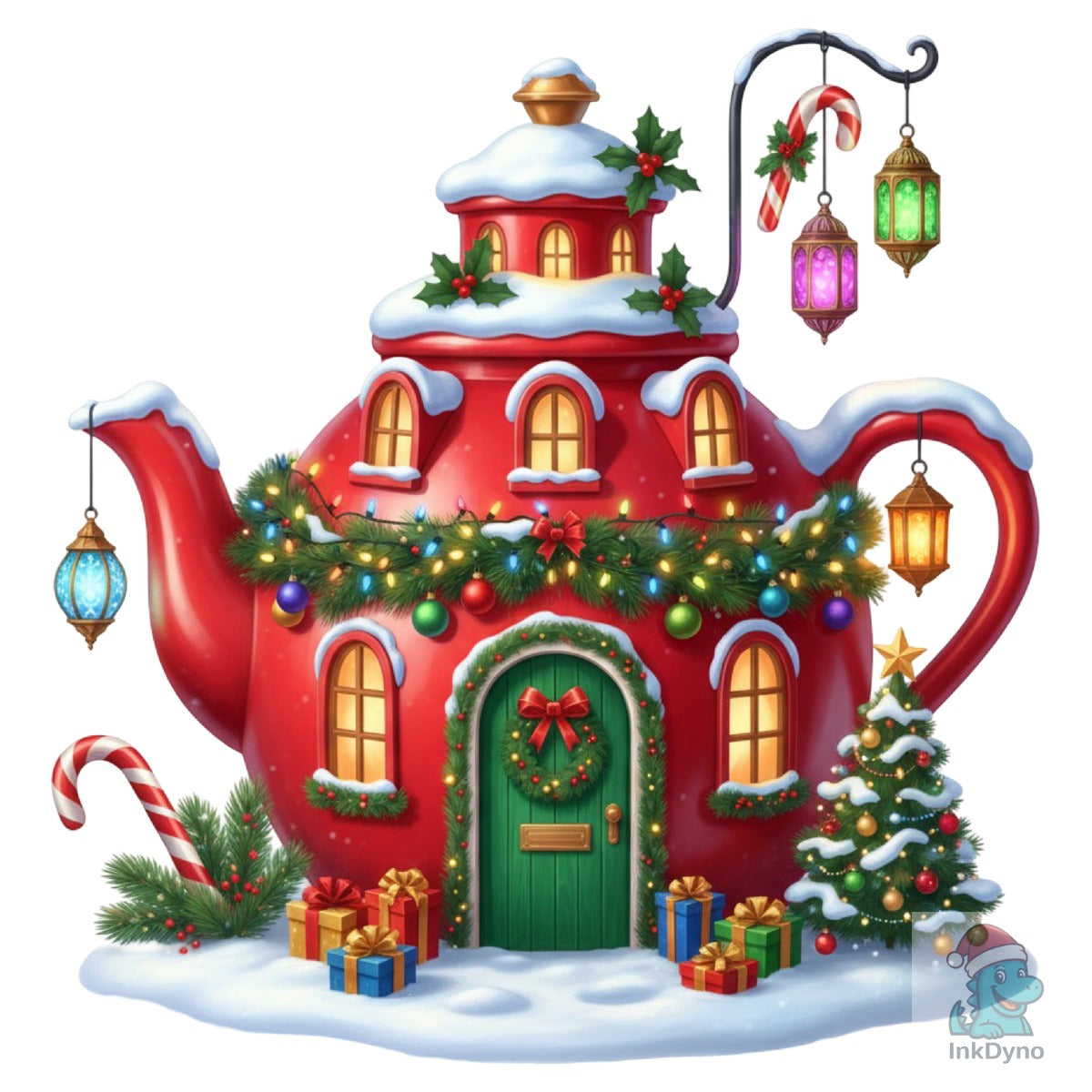 Christmas Teapot House