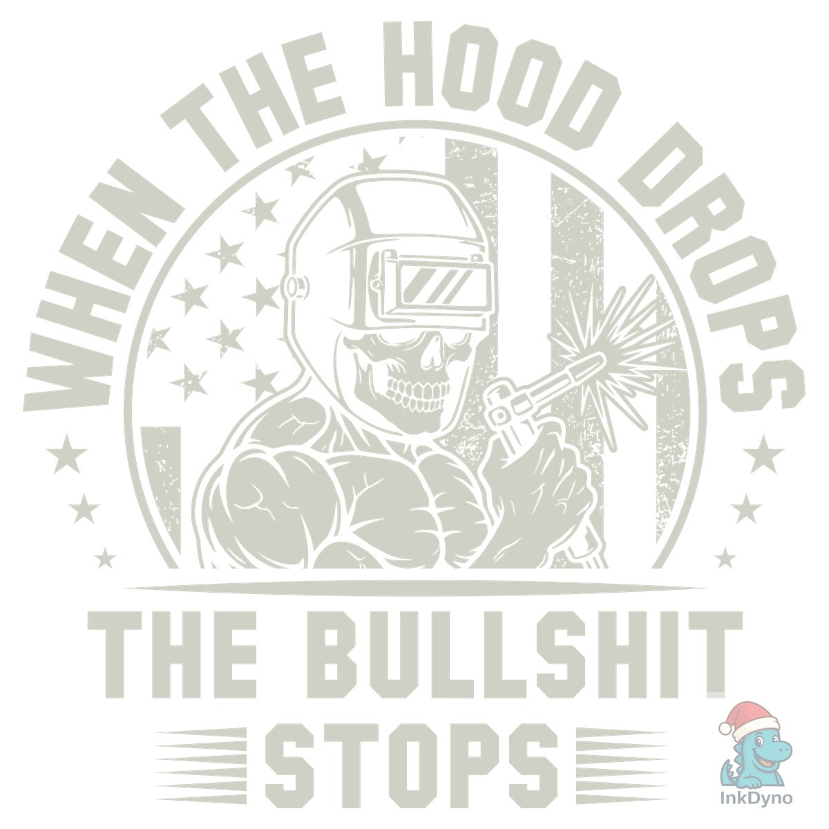 When the Hood Drops Bullshit Stops Tee