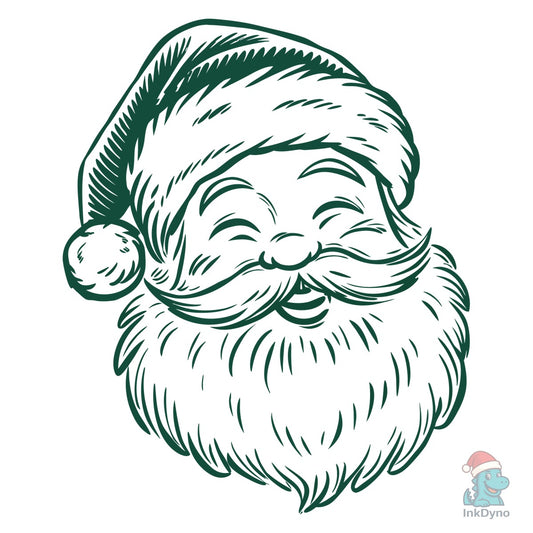 Hand Drawn Santa Sublimation - DTF Transfer