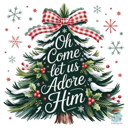 Joy to the World Jesus Christmas PN - DTF Transfer
