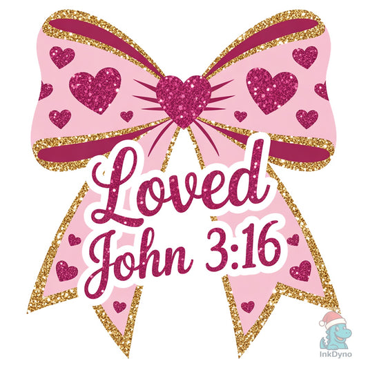 Christian Valentine Coquette Design - DTF Transfer