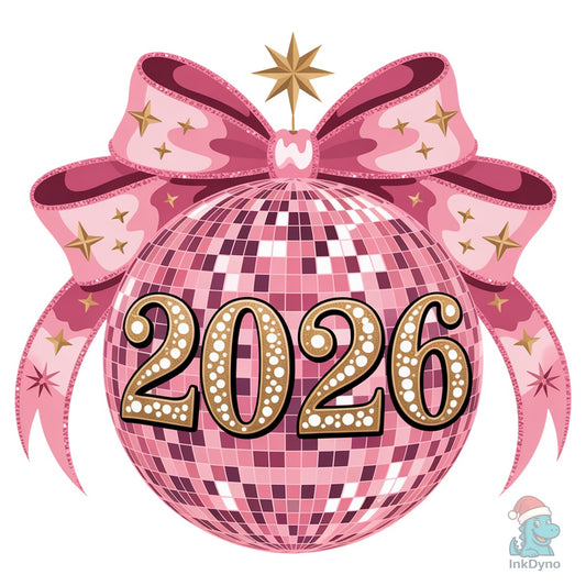 Happy New Year 2026 Trendy New Year - DTF Transfer