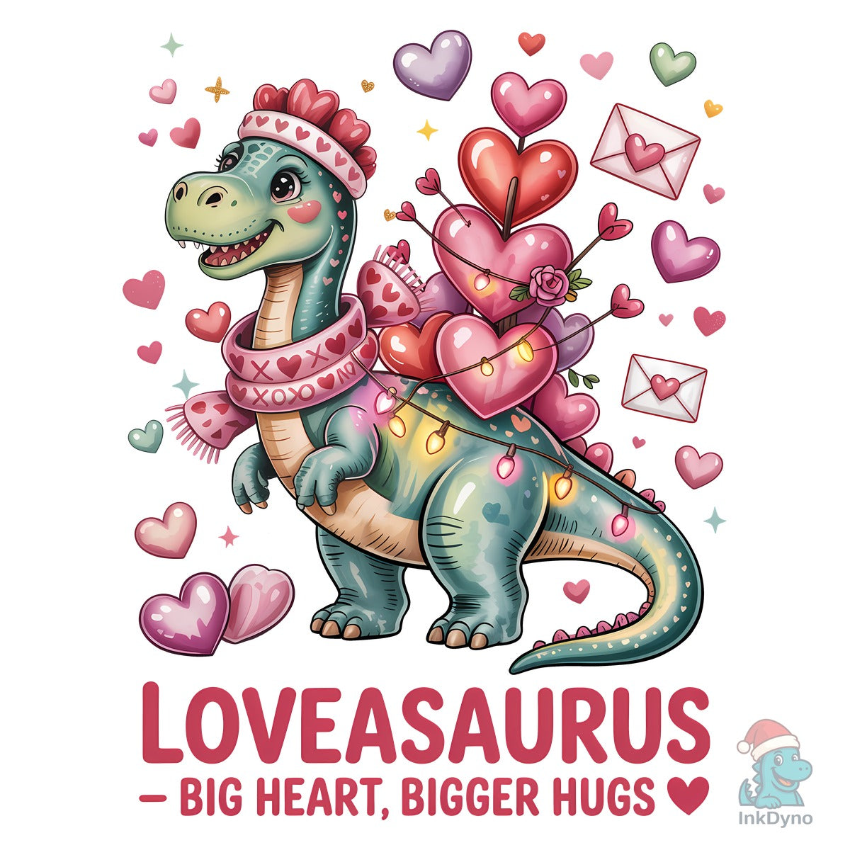 Valentine Dinosaur Valentine T-shirt