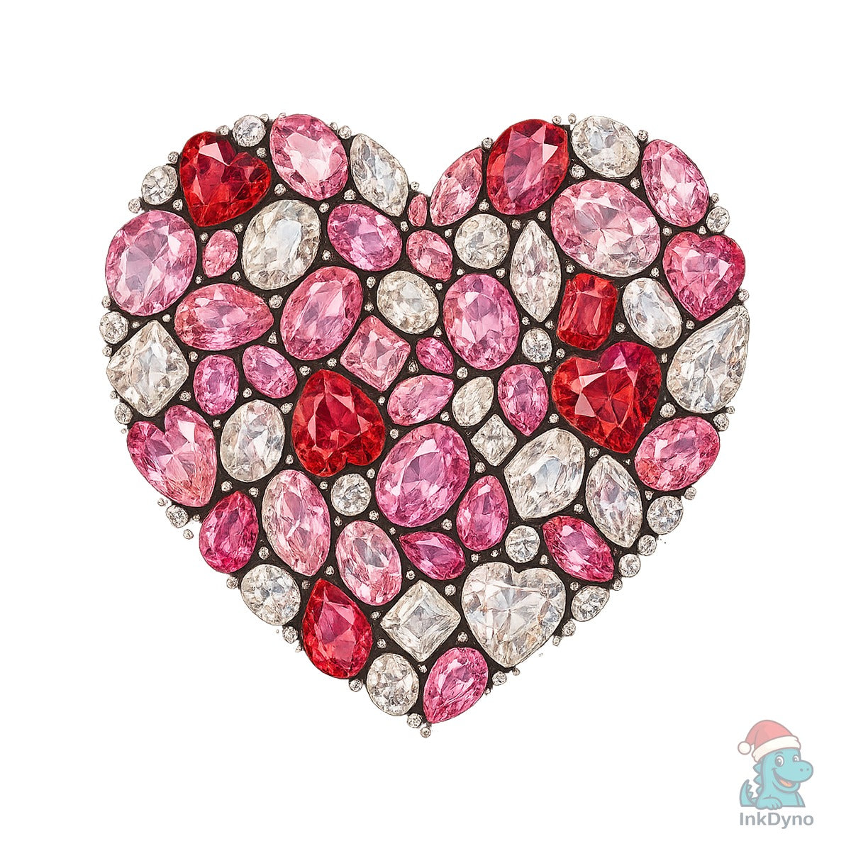Diamond Glitter Valentine Heart