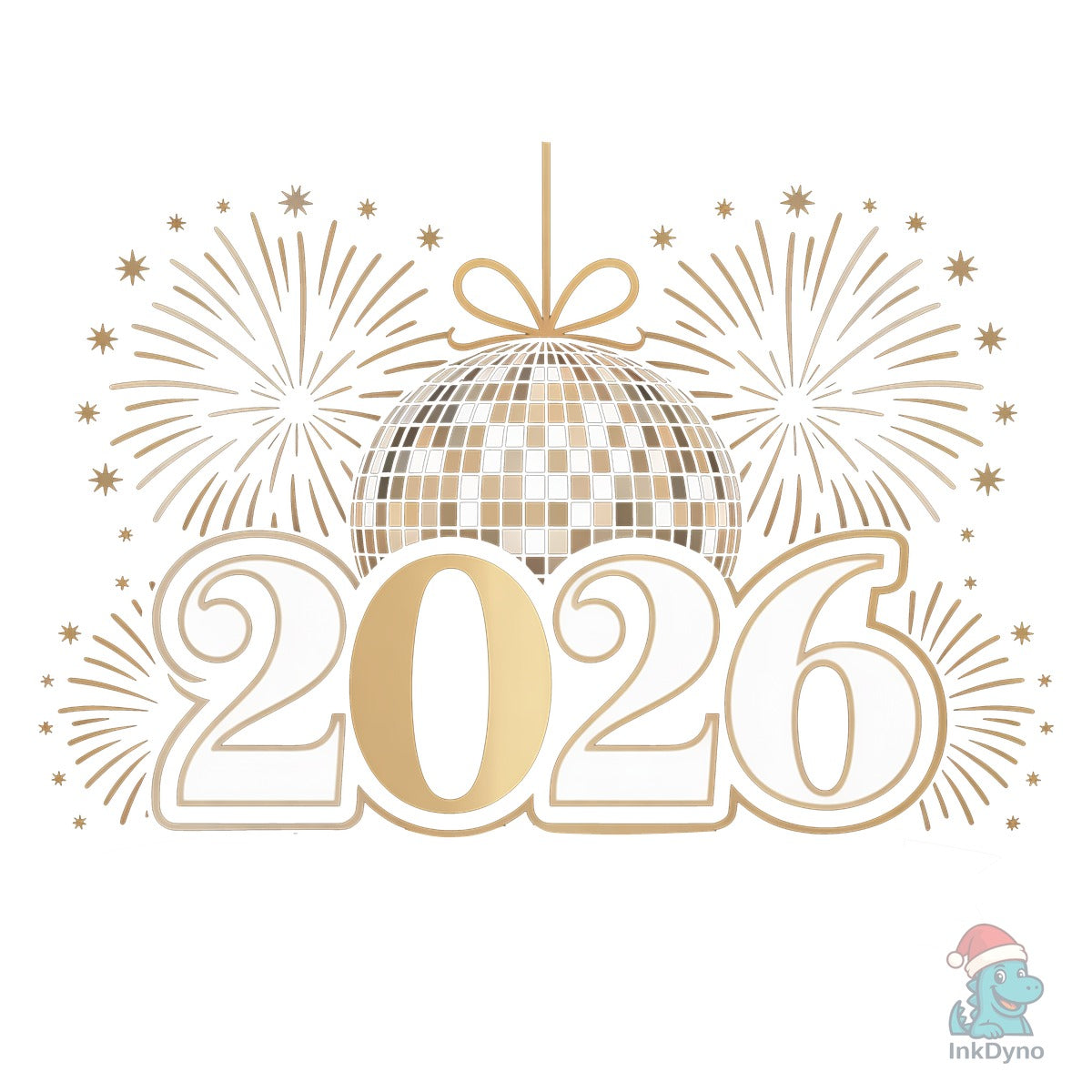Happy New Year 2026 2026 Glitter