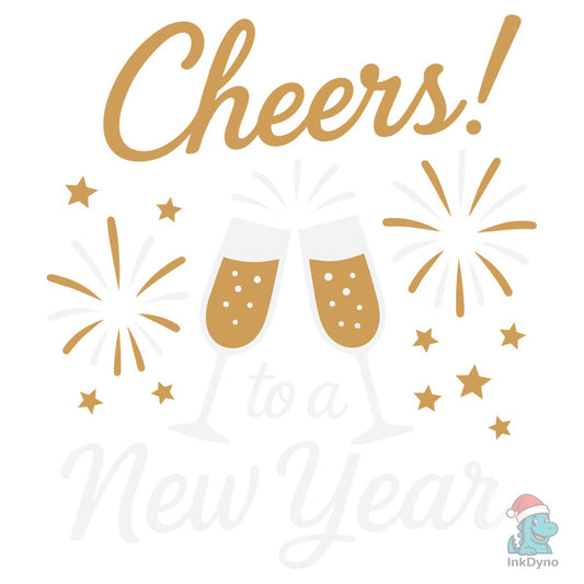Cheers to a New Year Celebration Party - DTF Transfer