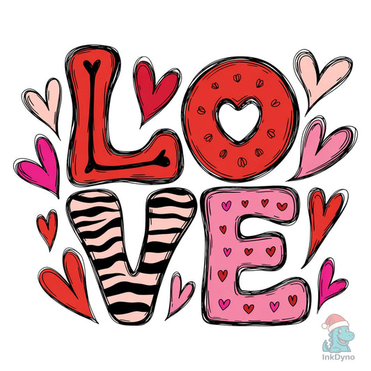 Love Valentine's Day - DTF Transfer