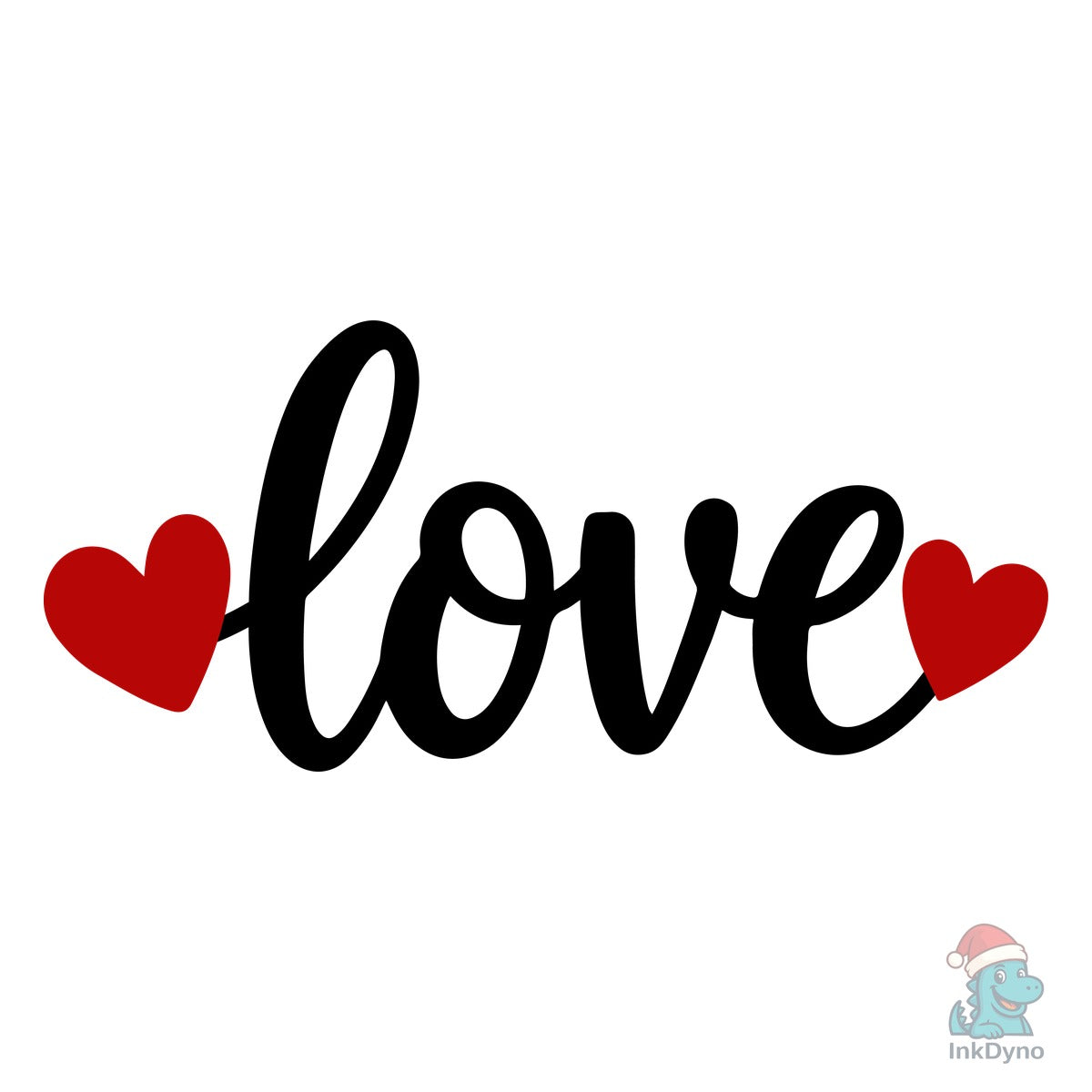 Love Valentine Heart Cut File