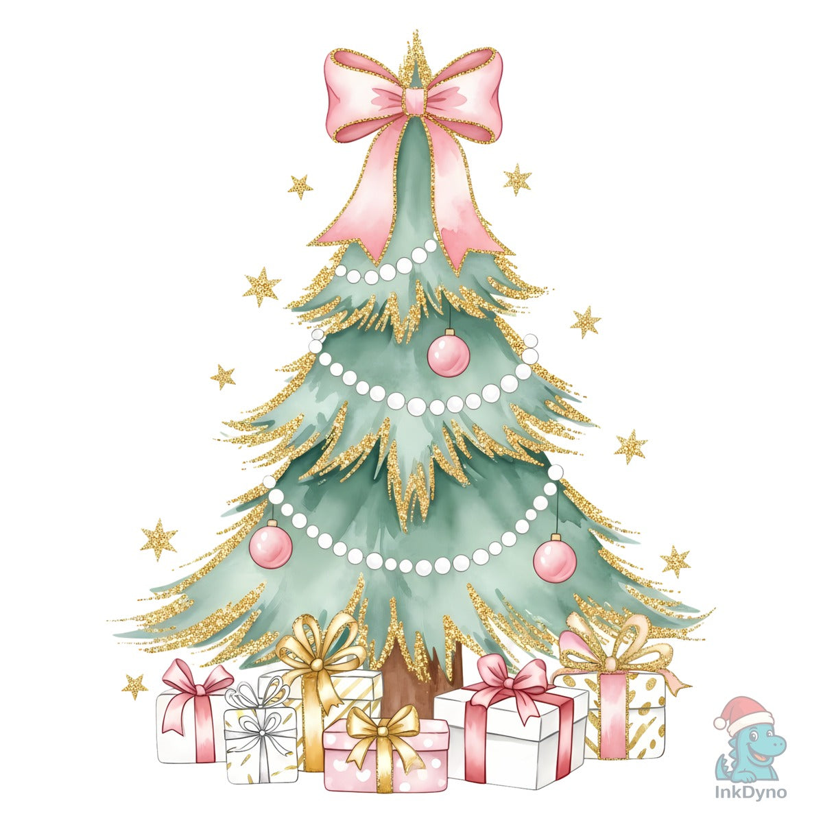 Watercolor Christmas Tree