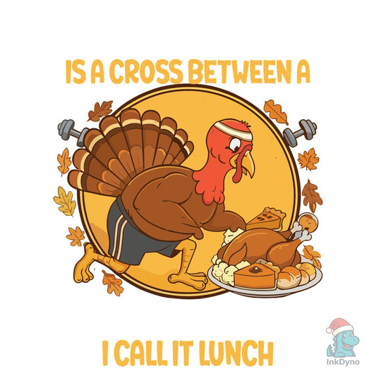 Funny Thanksgiving Workout Turkey - DTF Transfer