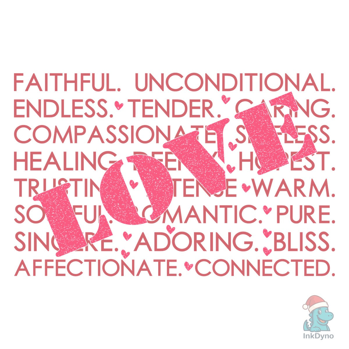 Valentine's Day Words Love Heart