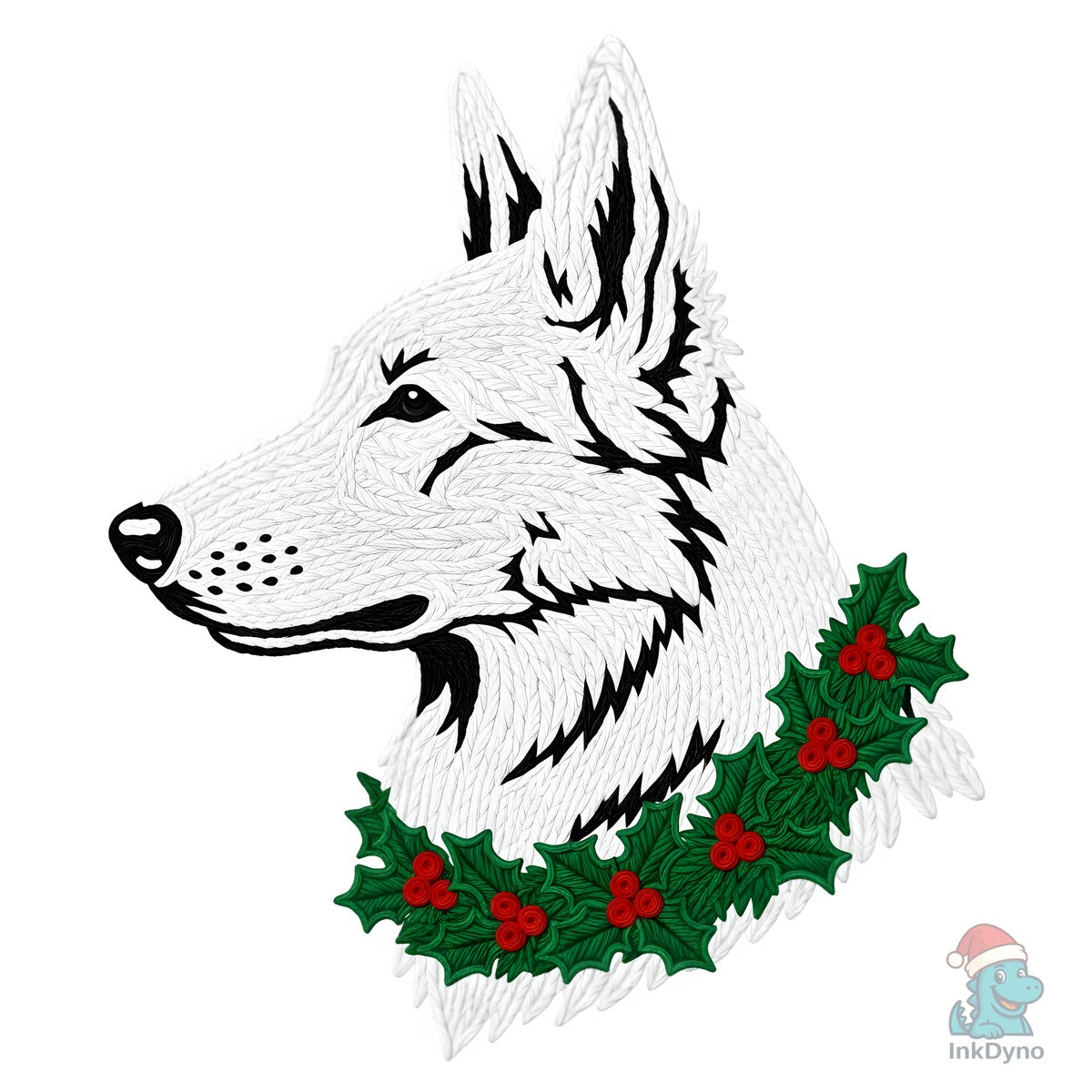 White Swiss Shepherd Dog Faces