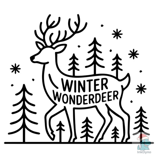 Winter Wonderdeer - DTF Transfer