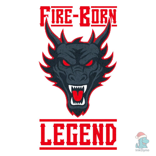 Fire-Born Legend Dragon Design - DTF Transfer