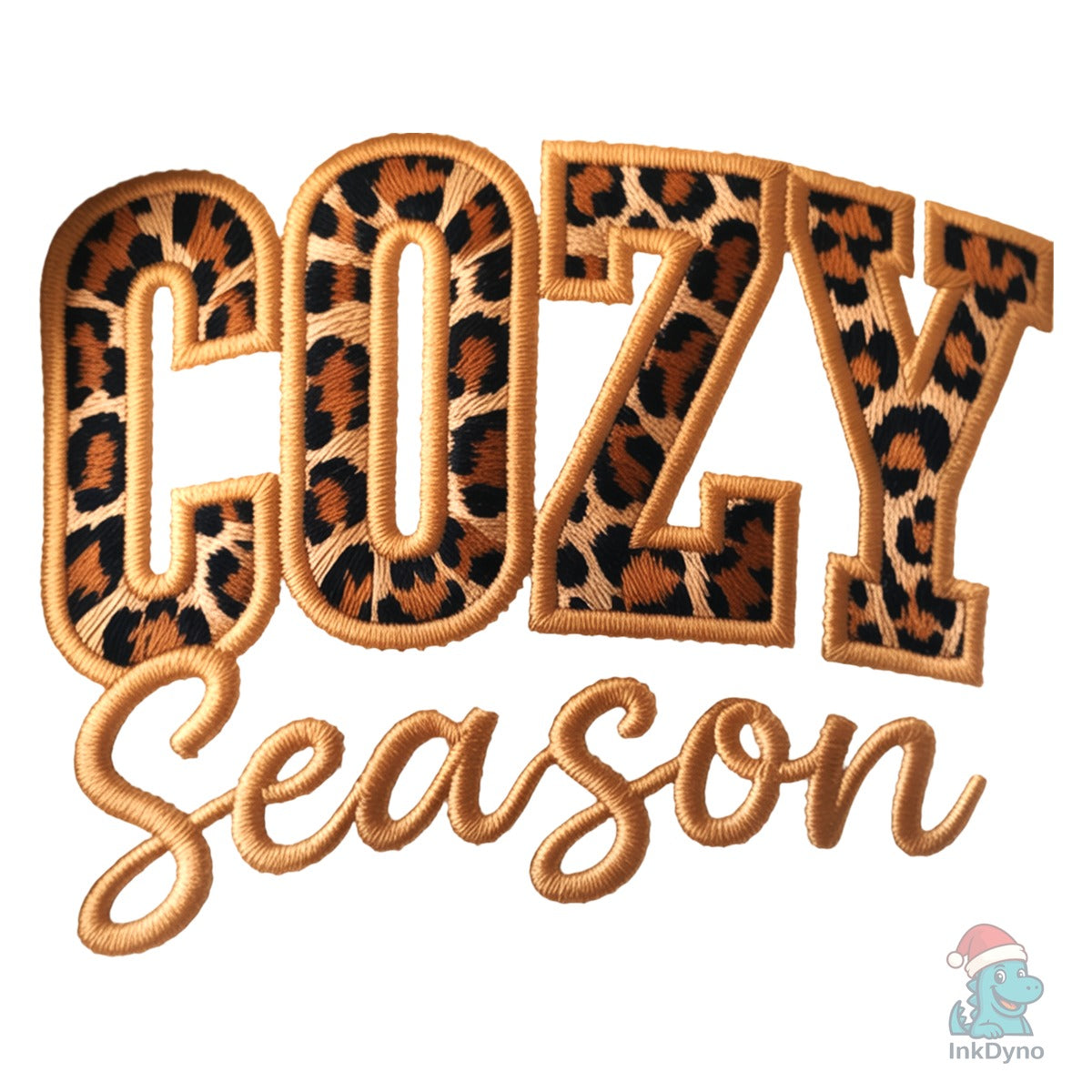 Cozy Season Leopard Fall Faux Yarn