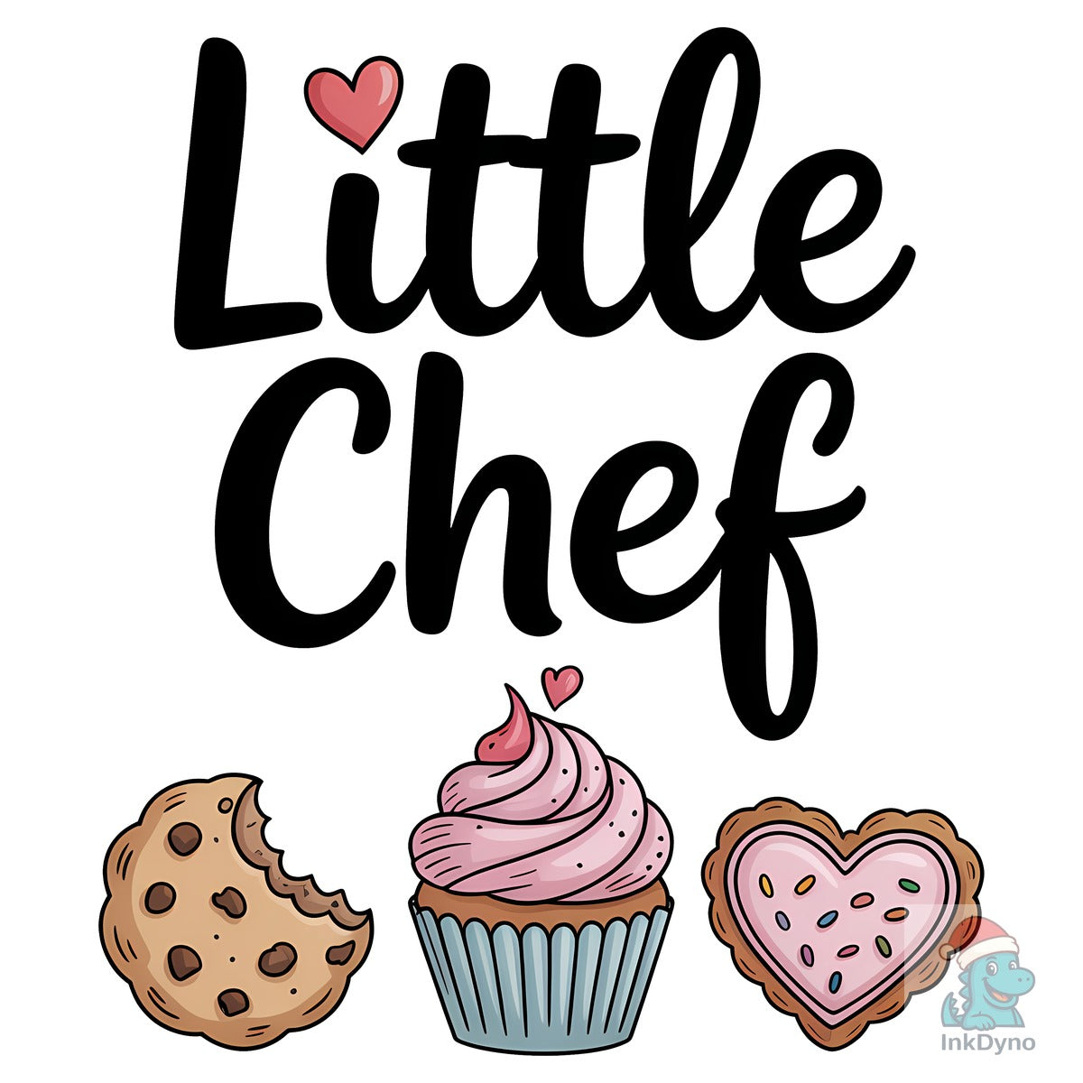 Cute Little Chef Baking T-Shirt