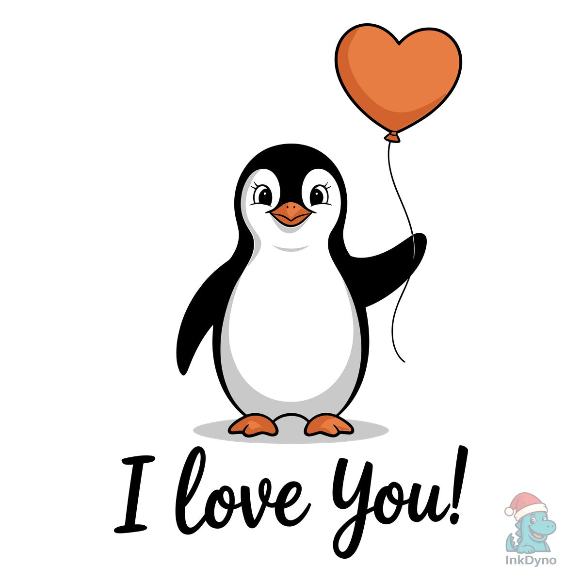 Cute Penguin Love Valentines T-shirt