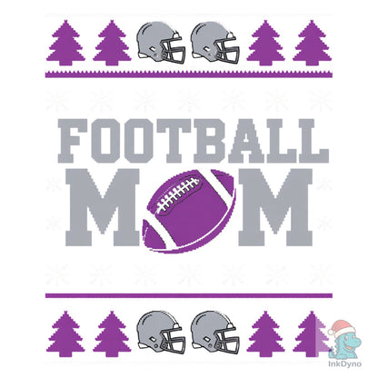 Purple Football Mom Sublimation