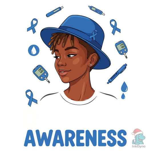 31 Diabetes Awareness T-Shirt Design - DTF Transfer