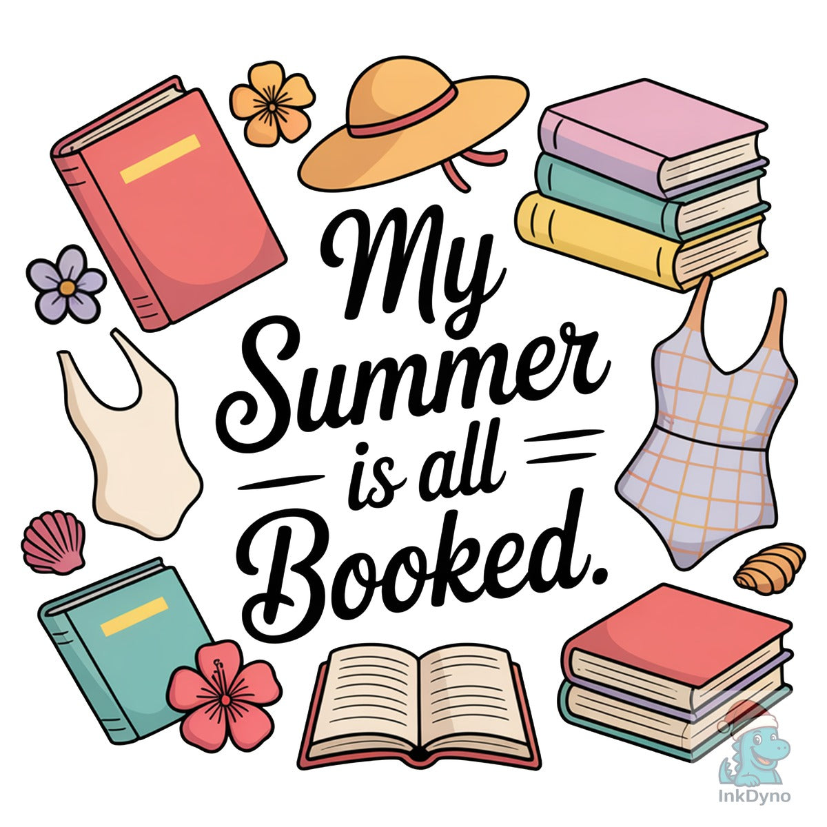 Cute Bookish Beach Aesthetic Summer