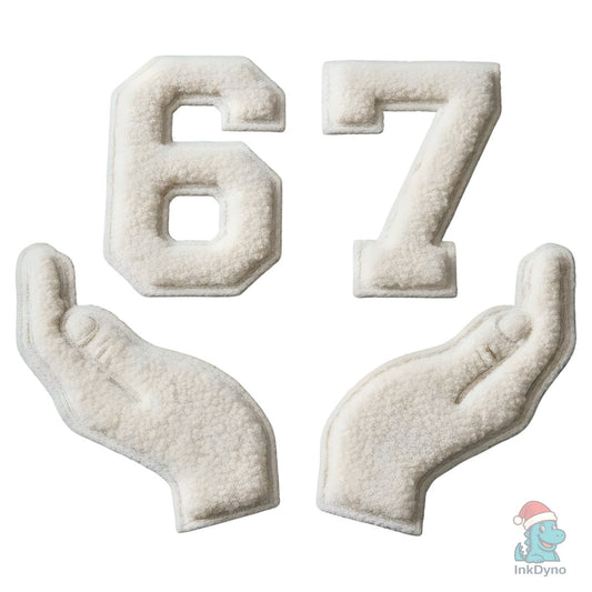 Funny 67 Six Seven Faux Yarn - DTF Transfer