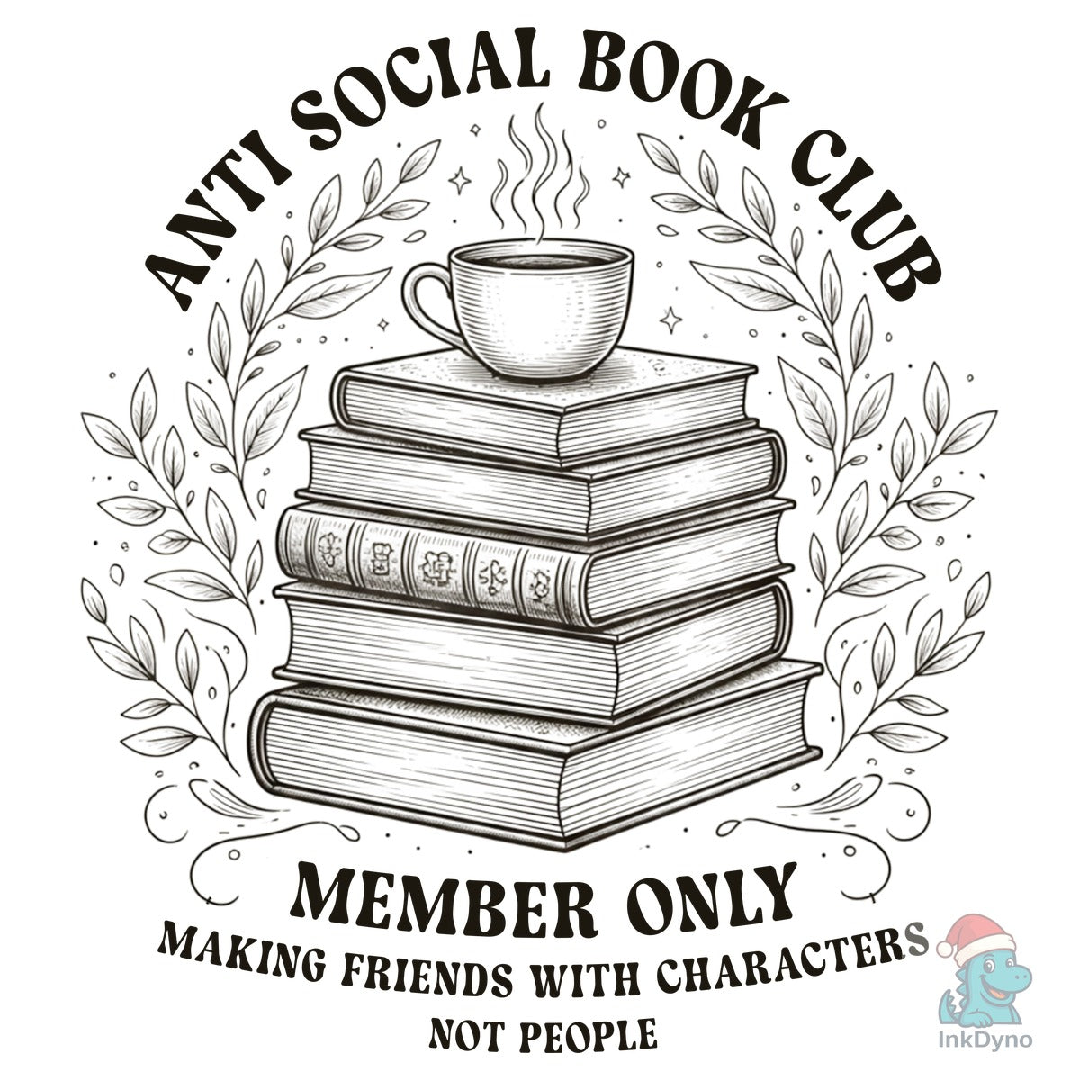 Sublimation Design Anti Social Book