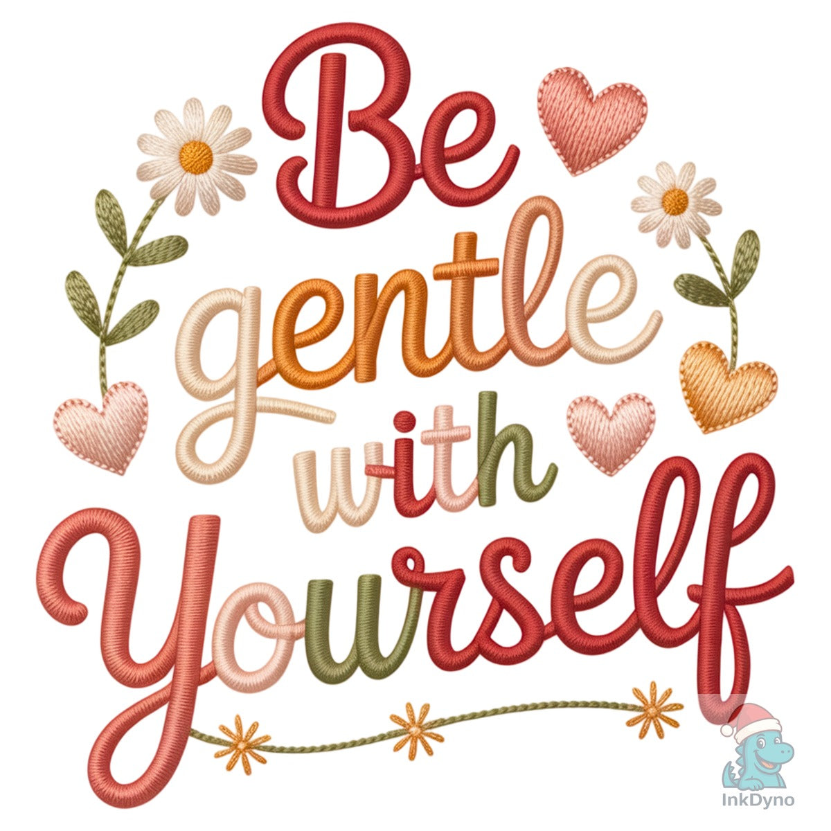 Be Gentle with Yourself Embroidery