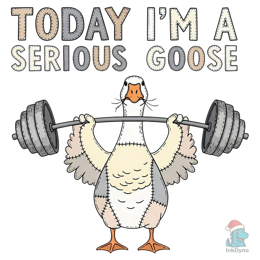 Funny Goose Workout Gym - DTF Transfer