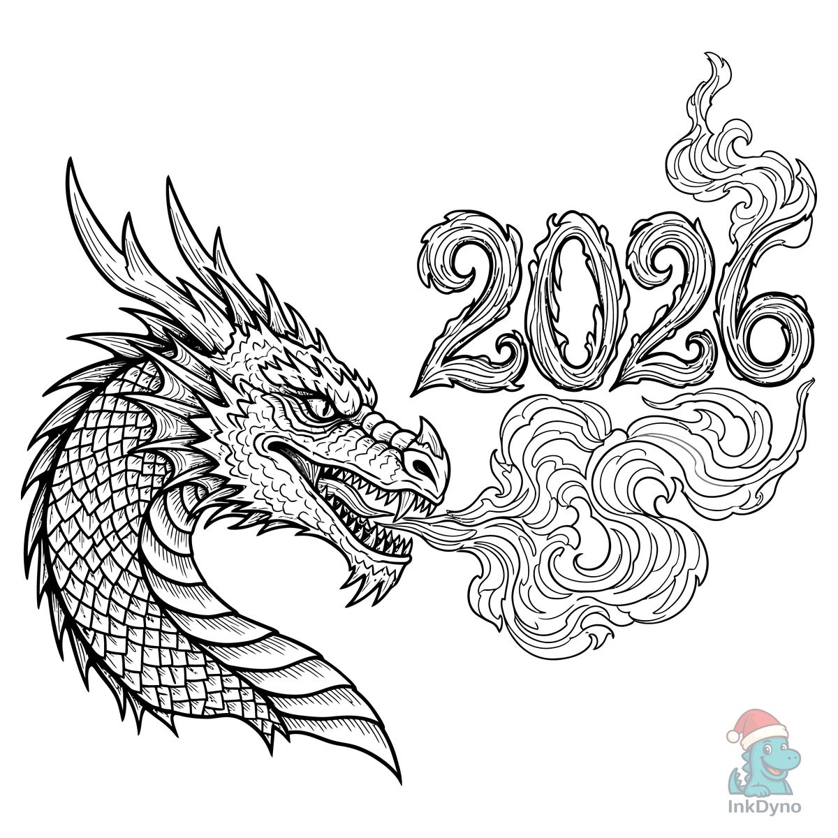 Happy New Year 2026 Dragon T‑Shirt
