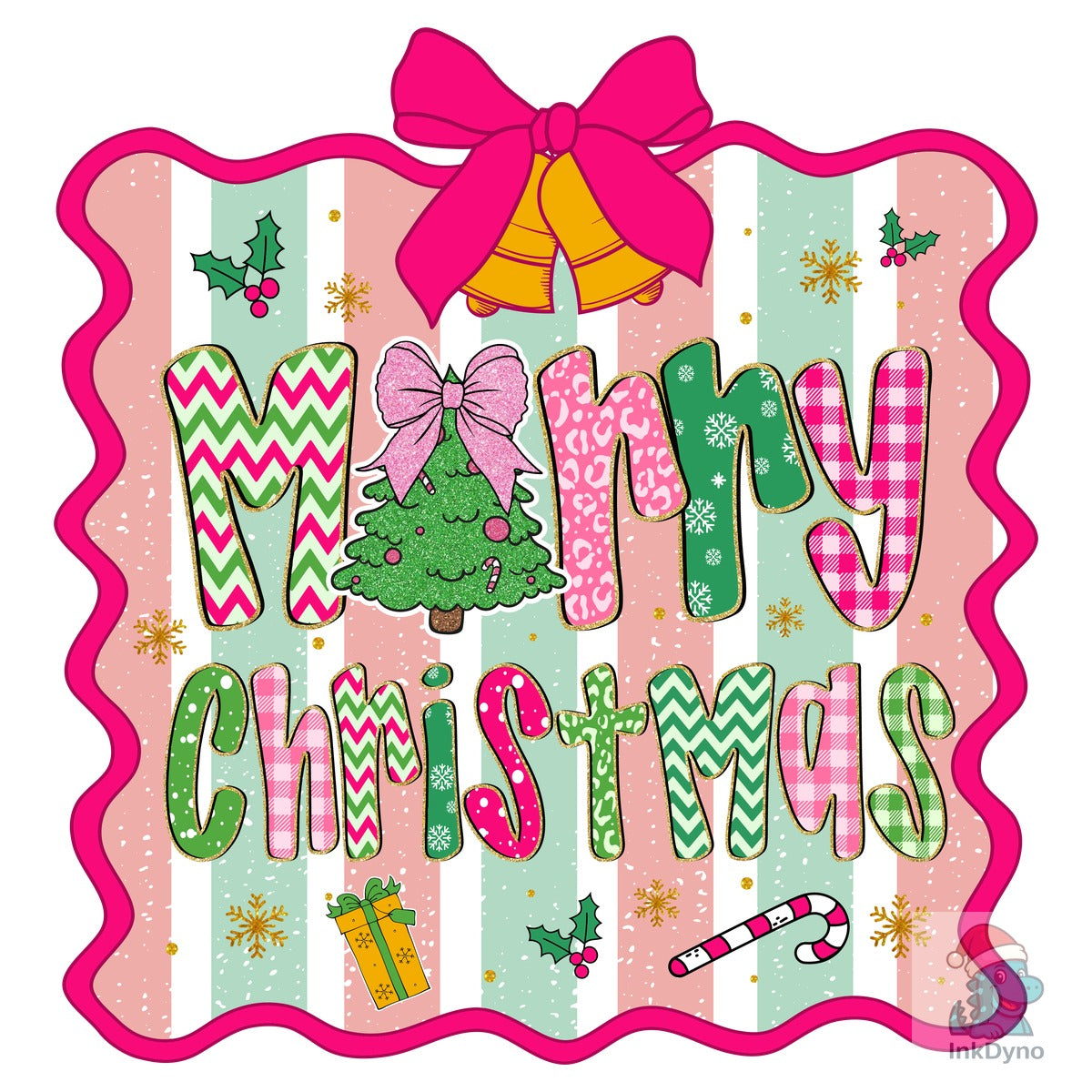 Merry Christmas Cute Pastel Holiday