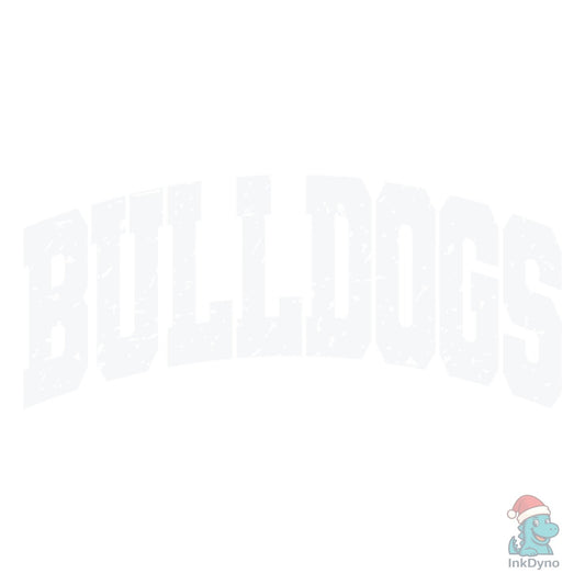 Retro Bulldogs Distressed Bulldog - DTF Transfer