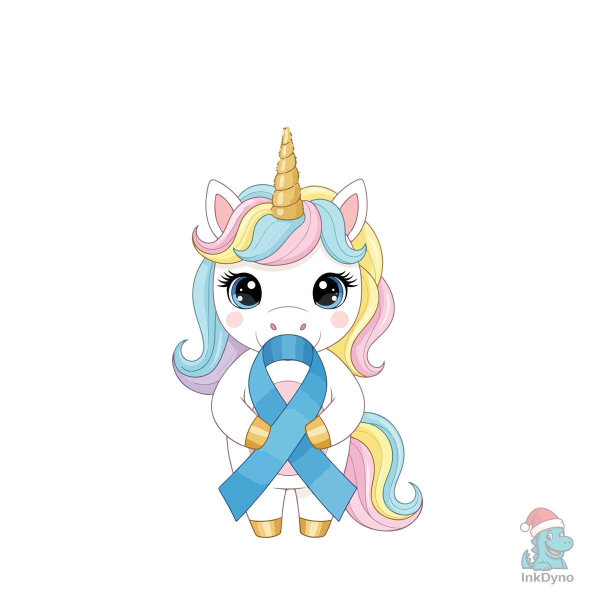 Diabetes Cycle Funny Unicorn Blue Diabet