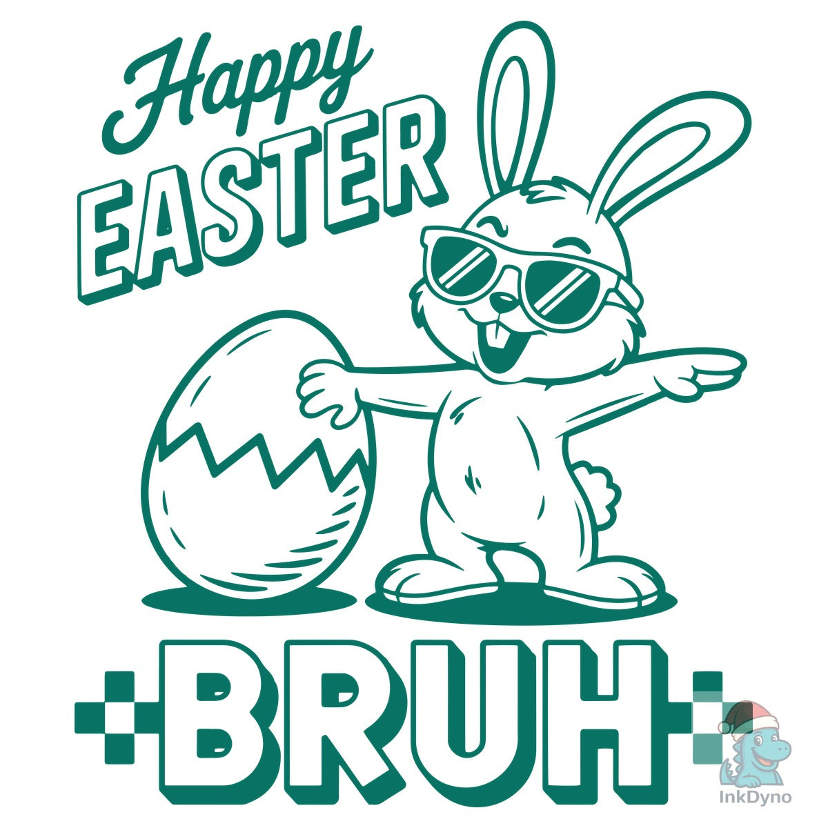 Happy Easter Bruh T-shirt Design