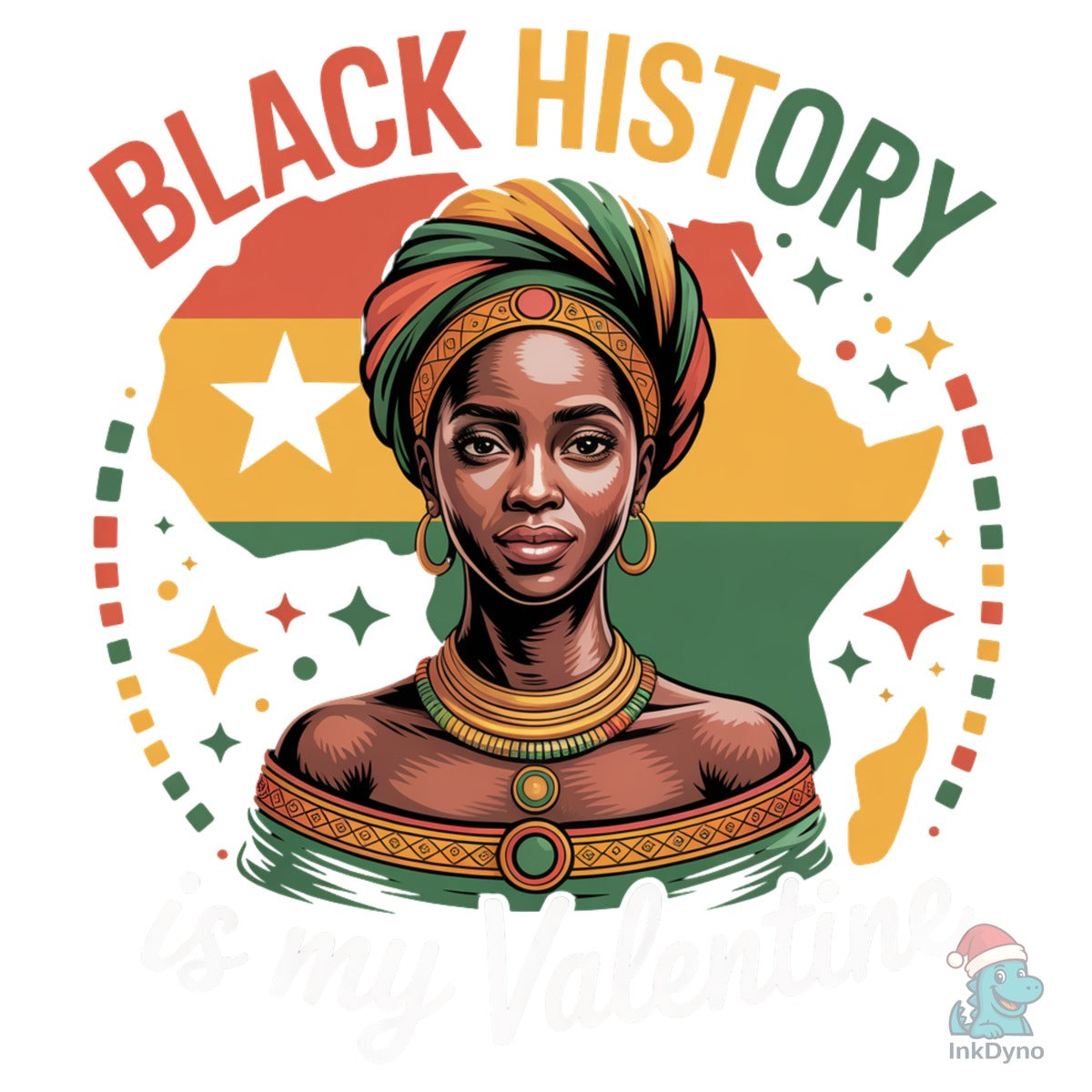 Black History Valentine Woman
