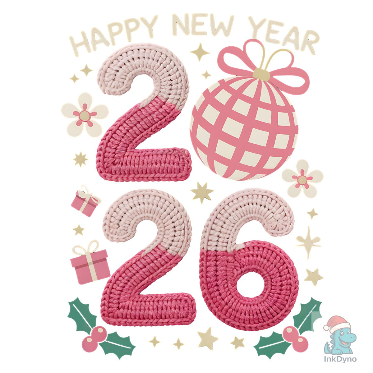 Crochet Happy New Year 2026