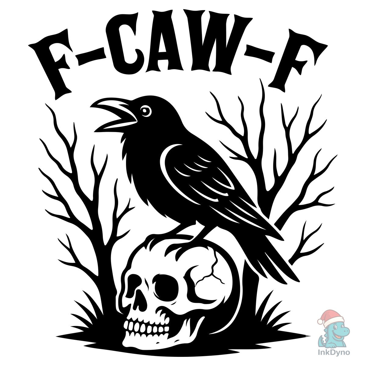F-Caw-F Dark Bird Humor Sarcastic Gothic