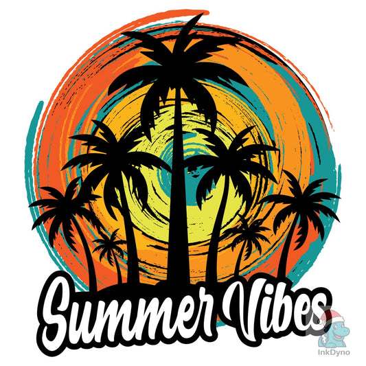 Summer Vibes T-shirt Design - DTF Transfer