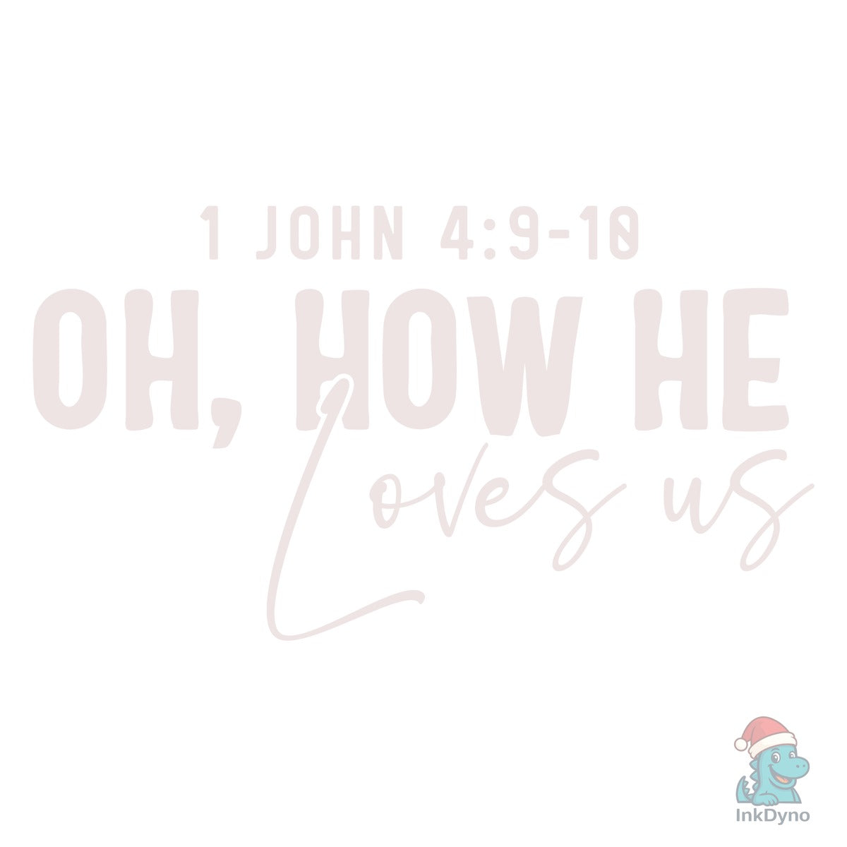 Boho Christian Oh How He Loves Us