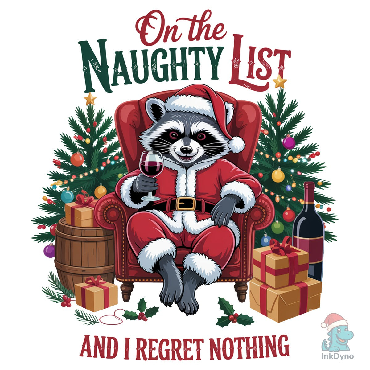 Funny Racoon Christmas Christmas