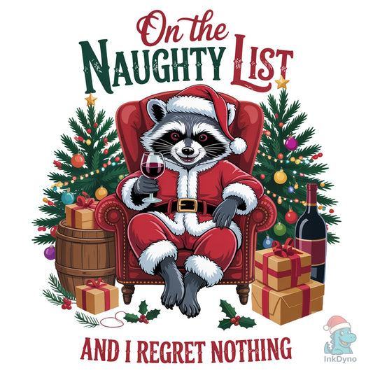 Funny Racoon Christmas Christmas - DTF Transfer