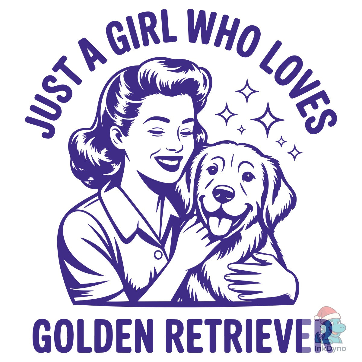 Just a Girl Who Loves Golden Retriever