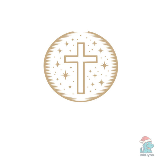 The True Light of Christmas Cross Shirt - DTF Transfer