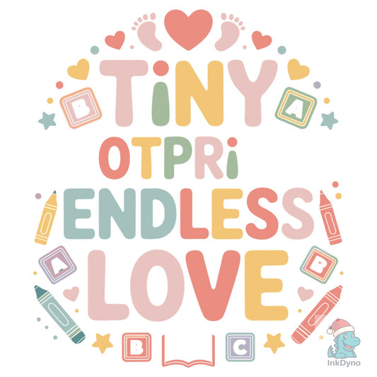 Tiny Footprints Endless Love - DTF Transfer