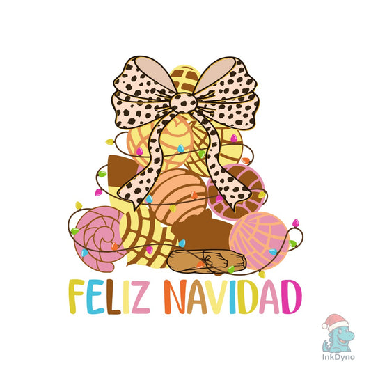 Feliz Navidad Mexican Christmas - DTF Transfer