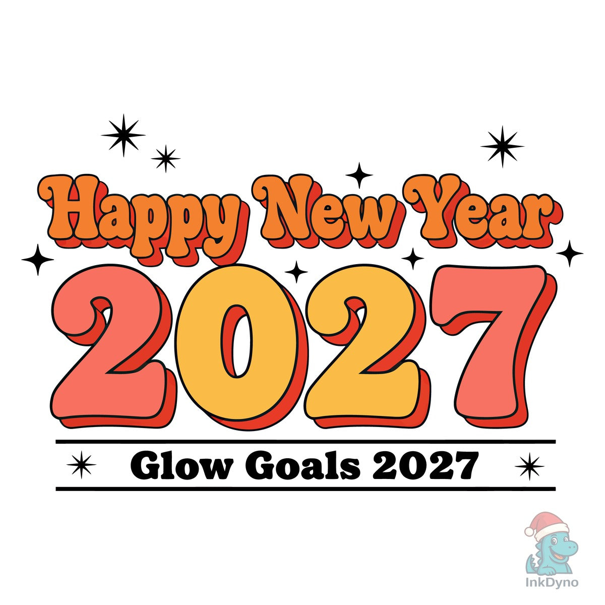 Happy New Year Glow Goals