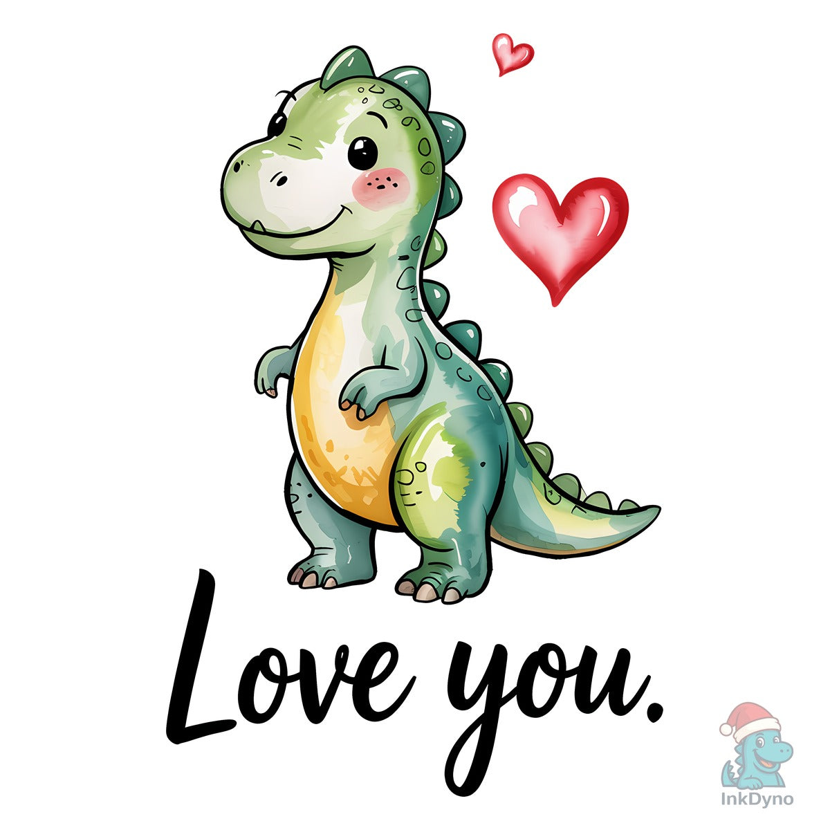 Love You Funny Dinosaur Valentines