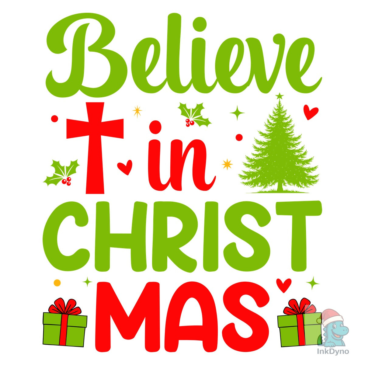 Believe in Christ Christmas T-Shirt