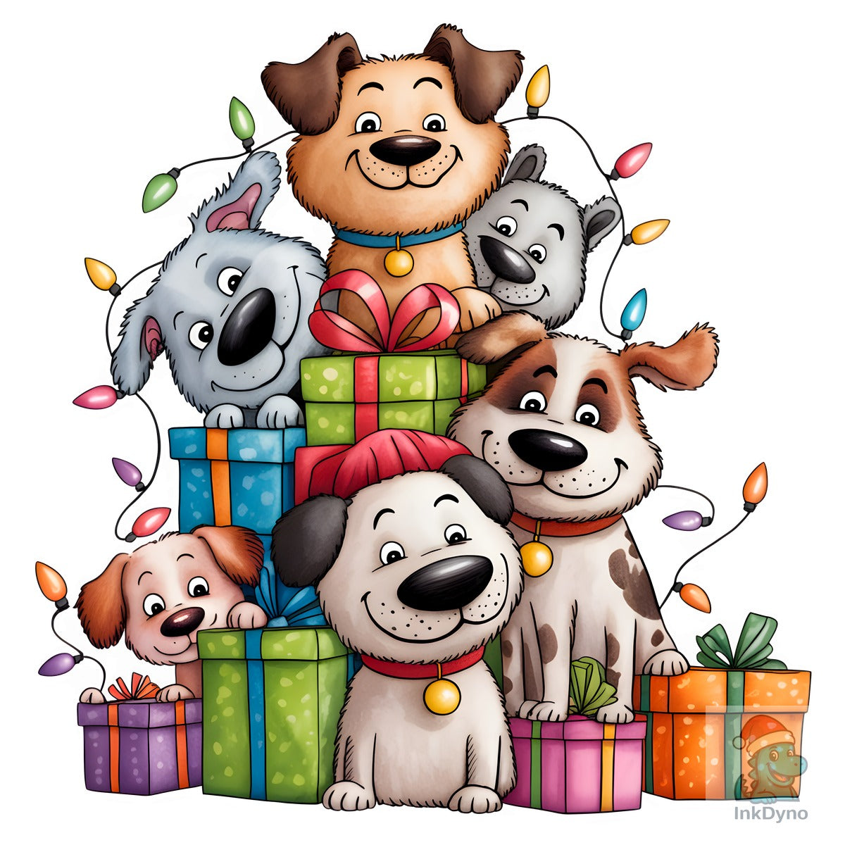 Christmas Dogs Pet Lovers